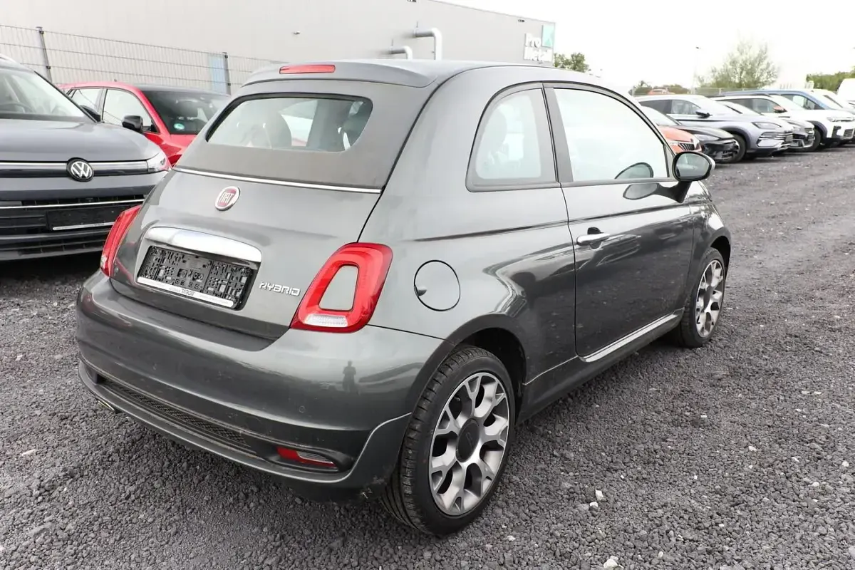 Gebraucht Fiat 500C Rockstar 69 PS (50 kW) 2021 Colosseo grau metallic Cabrio