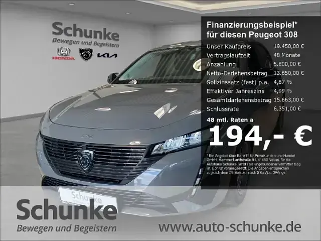 Gebraucht Peugeot 308 Active 131 PS (96 kW) 2024 Limousine