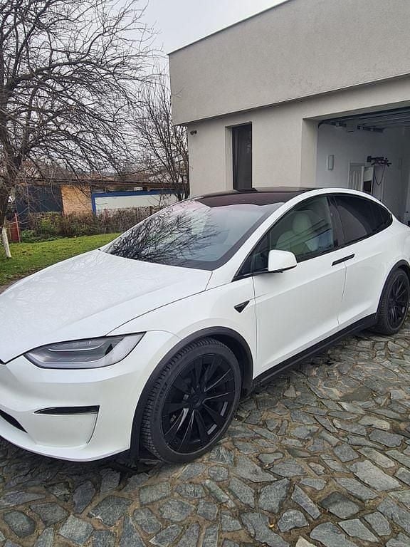 Weiß Gebraucht 2022 Tesla Model X Plaid SUV | 85.000 € - Bild 1/4