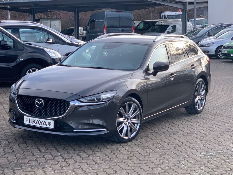 Blau Gebraucht 2019 Mazda 6 Exclusive-Line Kombi | 17.480 € (Fairer Preis) - Bild 1/4