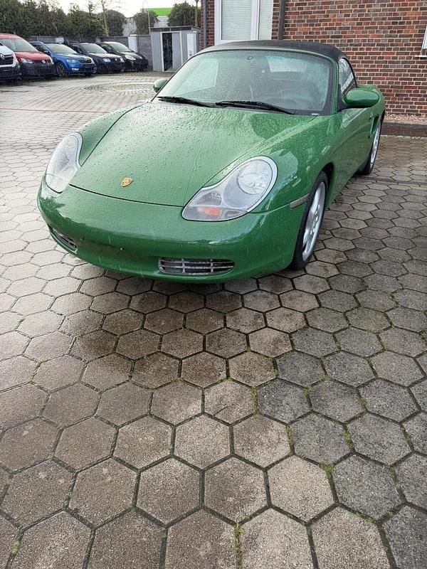 Gebraucht Porsche Boxster 220 PS (161 kW) 2001 Grün Cabrio