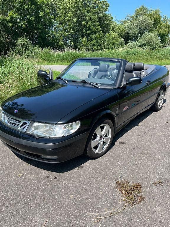 Schwarz Gebraucht 2000 Saab 9-3 Cabriolet Cabrio | 2.800 € (Fairer Preis) - Bild 1/4