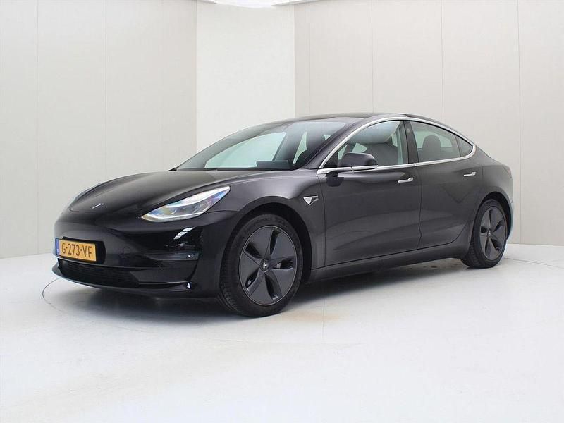 Schwarz Gebraucht 2019 Tesla Model 3 Long Range Limousine | 21.400 € (Fairer Preis) - Bild 1/4