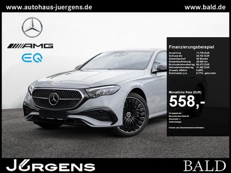 Grau manufaktur lack manufaktur alpingrau uni Gebraucht 2024 Mercedes E200 AMG Limousine | 59.220 € (Teuer) - Bild 1/4