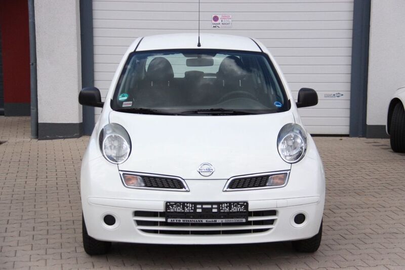 Weiß Gebraucht 2010 Nissan Micra Visia Kleinwagen | 3.199 € (Fairer Preis) - Bild 1/4