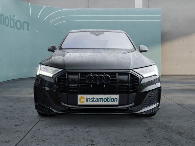 Schwarz Gebraucht 2021 Audi Q7 S-Line SUV | 65.147 € (Teuer) - Bild 1/2