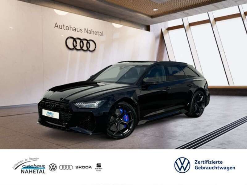Schwarz (mythosschwarz metallic) Neu 2025 Audi RS6 Comfort Kombi | 145.950 € (Fairer Preis) - Bild 1/4