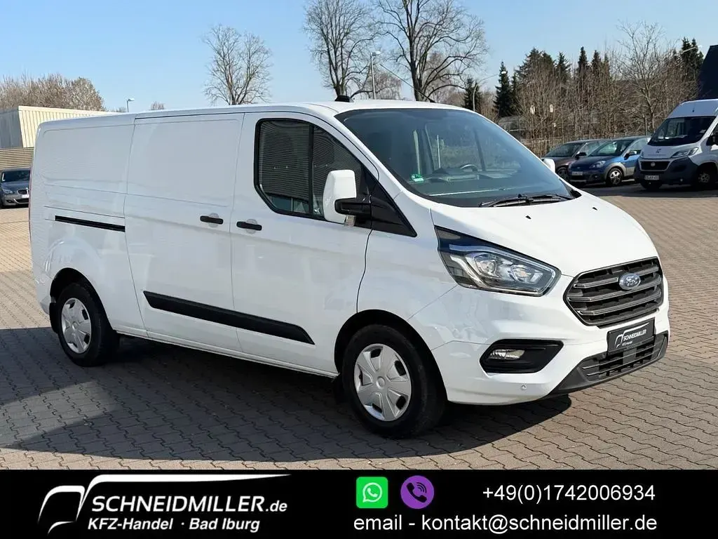 Gebraucht Ford Transit Custom Trend 131 PS (96 kW) 2023 Weiß Van / Kleinbus