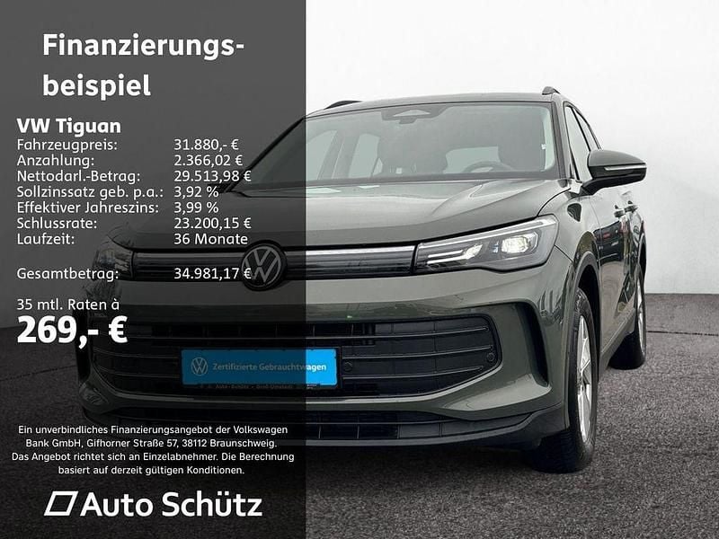 Gebraucht VW Tiguan 131 PS (96 kW) 2024 Grün SUV