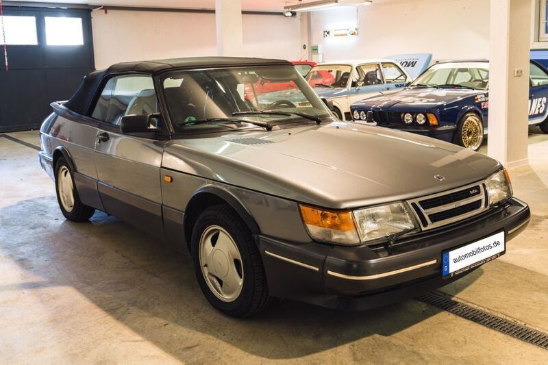 Grau Gebraucht 1993 Saab 900 Cabriolet Cabrio | 37.000 € - Bild 1/4