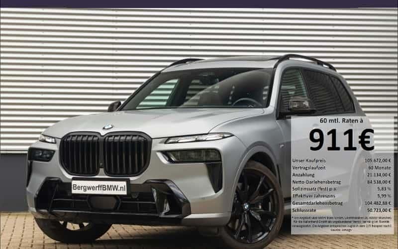 Grau Gebraucht 2024 BMW X7 Shadowline SUV | 105.672 € - Bild 1/4