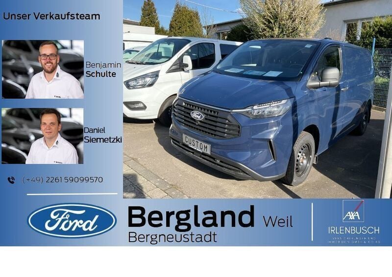 Blazer blue Neu 2024 Ford Transit Custom Trend Van / Kleinbus | 34.855 € (Guter Preis) - Bild 1/4