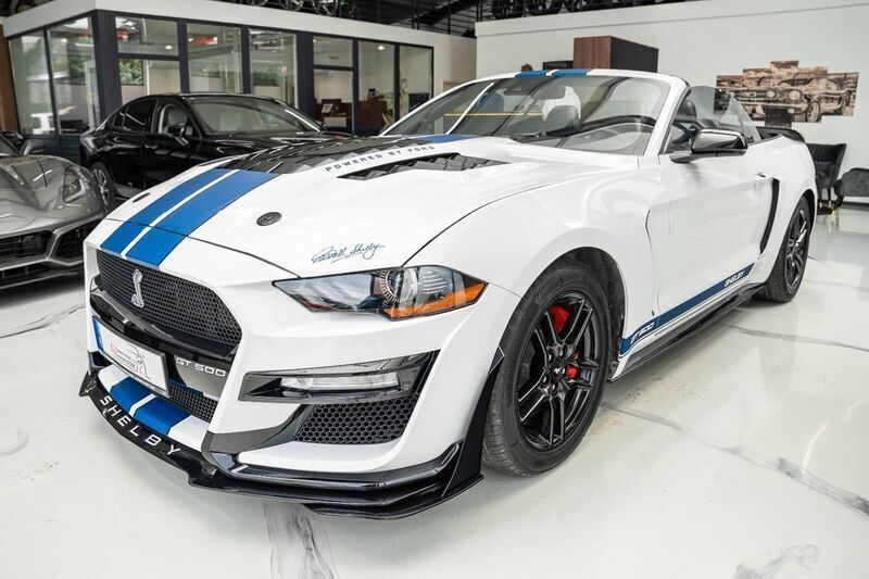 Weiß Gebraucht 2022 Ford Mustang GT Premium Cabrio | 43.990 € (Guter Preis) - Bild 1/4