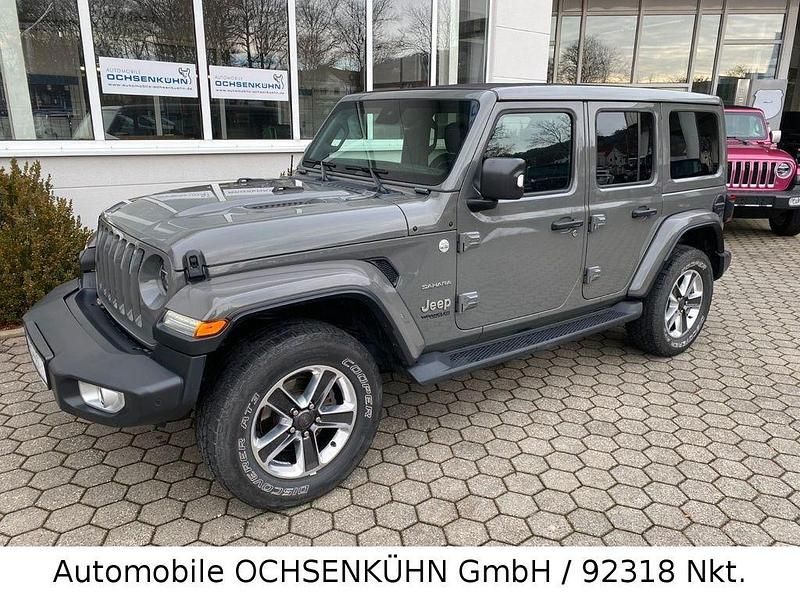 Grau Gebraucht 2020 Jeep Wrangler Sahara SUV | 42.890 € (Fairer Preis) - Bild 1/4