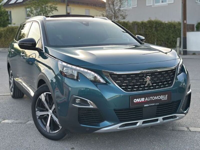 Lackierung emerald crystal/met Gebraucht 2020 Peugeot 5008 GT Van / Kleinbus | 24.950 € (Fairer Preis) - Bild 1/4