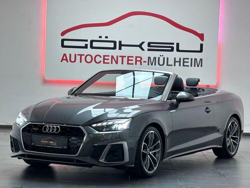 Grau Gebraucht 2021 Audi A5 Cabriolet S-Line Cabrio | 37.950 € (Fairer Preis) - Bild 1/4
