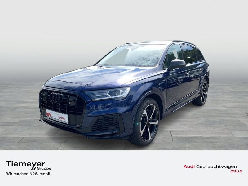 Blau Gebraucht 2022 Audi Q7 S-Line SUV | 58.680 € - Bild 1/4