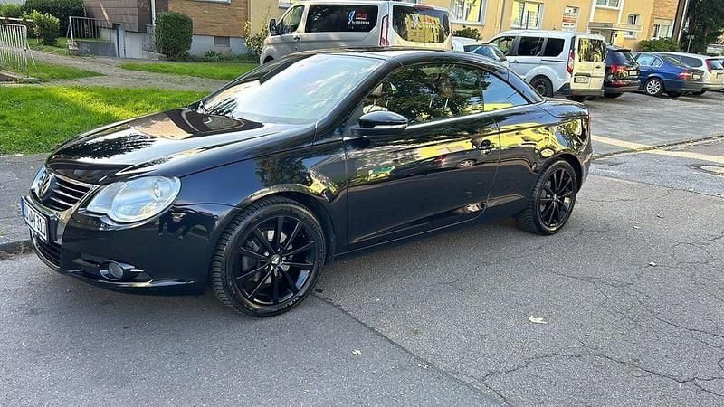 Schwarz Gebraucht 2009 VW Eos Edition Cabrio | 3.200 € (Guter Preis) - Bild 1/4