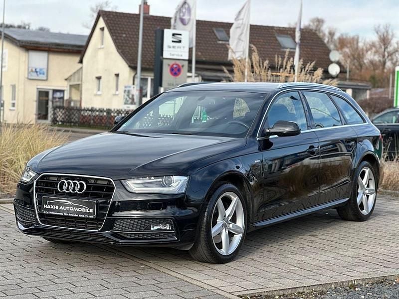 Schwarz Gebraucht 2014 Audi A4 S-Line Kombi | 9.850 € (Superpreis) - Bild 1/4