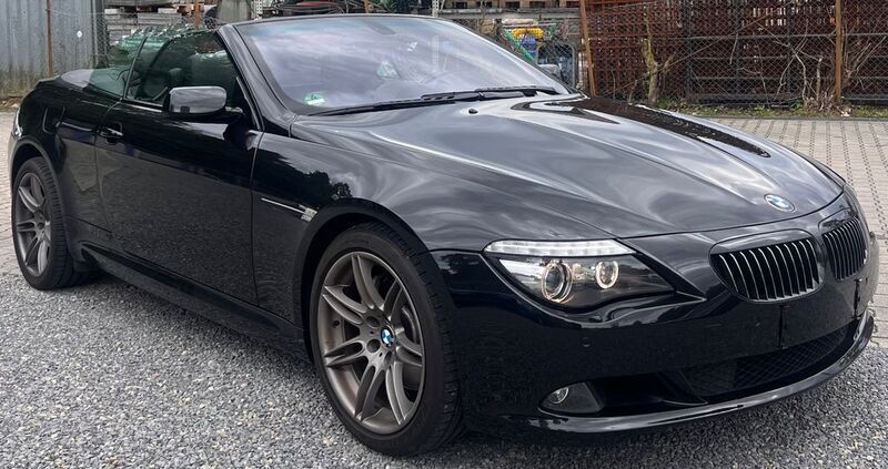 Schwarz Gebraucht 2008 BMW 650 Cabriolet M Sport Cabrio | 21.999 € (Fairer Preis) - Bild 1/4