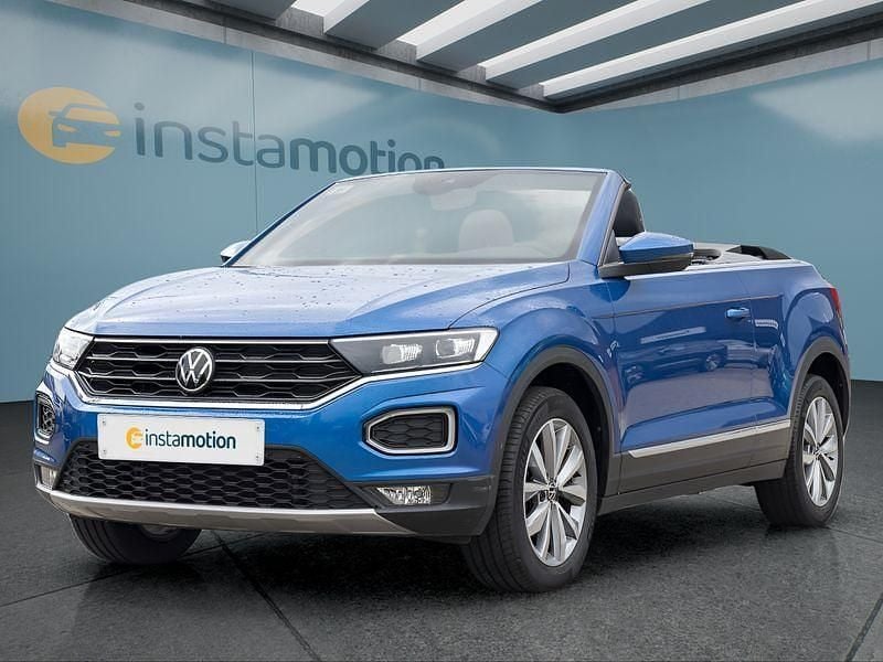 Gebraucht VW T-Roc Cabriolet 150 PS (110 kW) 2021 Blau Cabrio