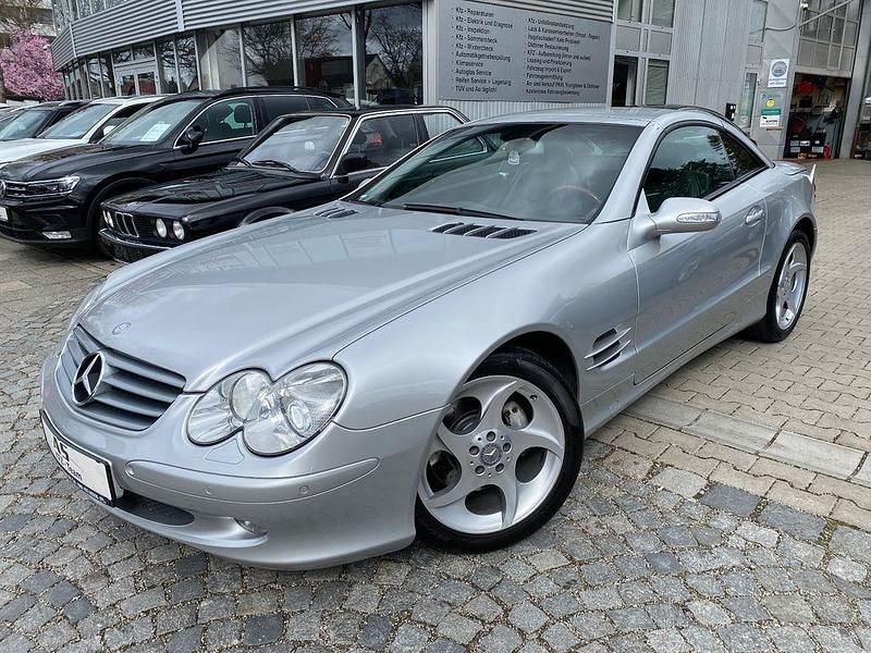 Gebraucht Mercedes SL500 306 PS (225 kW) 2002 Silber Cabrio