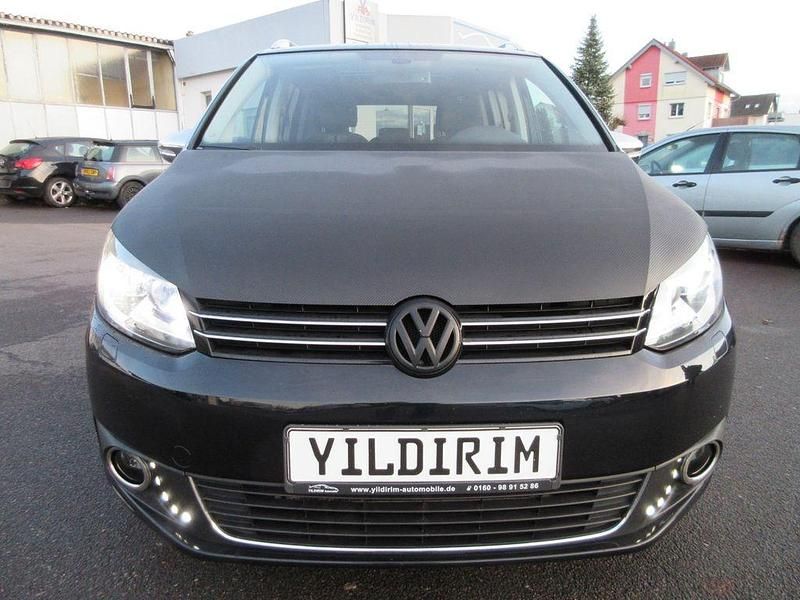 Gebraucht VW Touran Match 140 PS (102 kW) 2012 Schwarz Van / Kleinbus