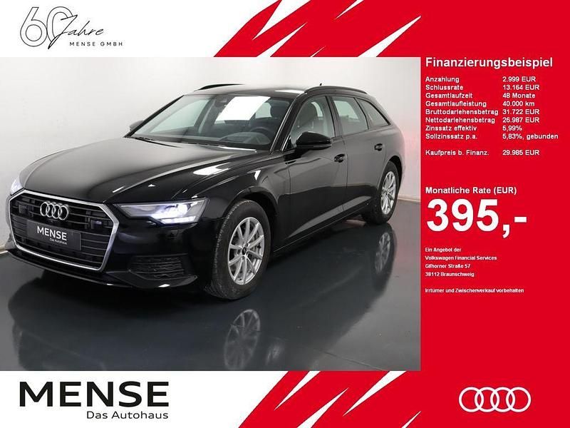 Brillantschwarz Gebraucht 2022 Audi A6 Ambiente Kombi | 29.985 € (Superpreis) - Bild 1/4