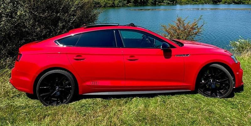 Rot Gebraucht 2019 Audi A5 Sportback S-Line Limousine | 36.999 € (Teuer) - Bild 1/4