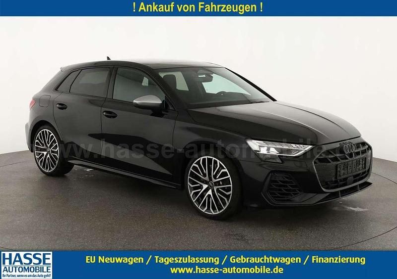 Mythosschwarz metallic Neu 2025 Audi S3 Limousine | 51.495 € (Superpreis) - Bild 1/4
