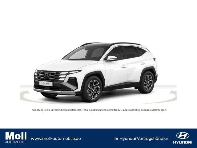 Weiss Gebraucht 2024 Hyundai Tucson Prime SUV | 38.980 € (Fairer Preis) - Bild 1/4