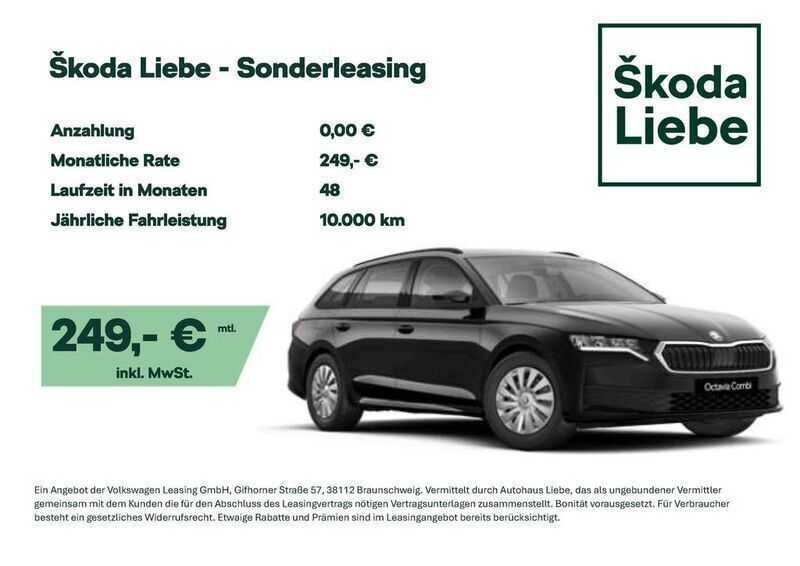 Schwarzmagic perleffekt Neu 2025 Skoda Octavia Essence Kombi | 26.899 € (Superpreis) - Bild 1/4