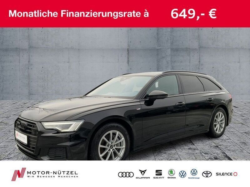 Mythosschwarz metallic Gebraucht 2023 Audi A6 Sport Kombi | 48.960 € (Teuer) - Bild 1/4