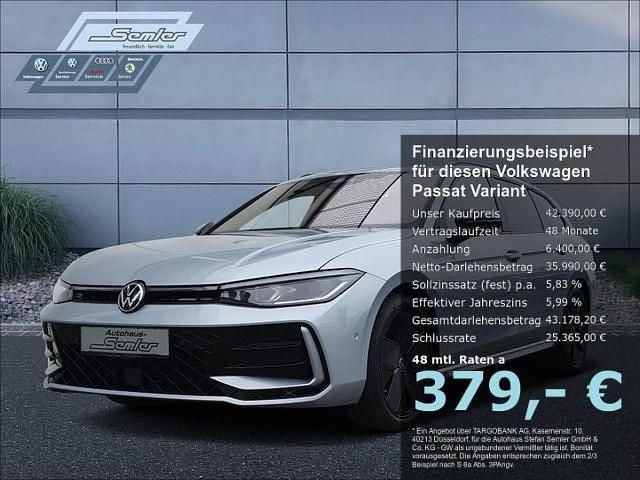 Silber Gebraucht 2024 VW Passat R-line Kombi | 42.390 € (Fairer Preis) - Bild 1/4