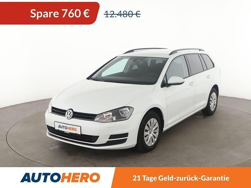 Weiß Gebraucht 2016 VW Golf VII Trendline Kombi | 11.720 € (Fairer Preis) - Bild 1/3