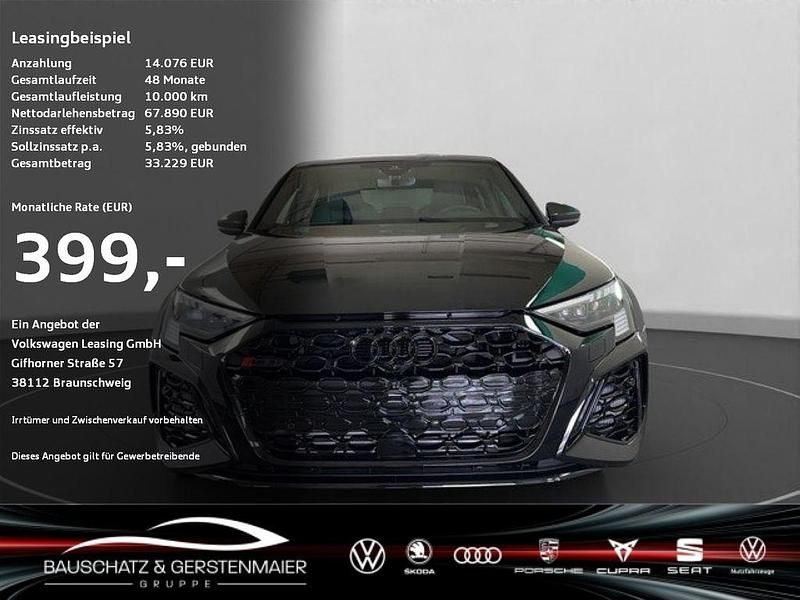 Schwarz Gebraucht 2024 Audi RS3 Ambiente Limousine | 62.340 € (Fairer Preis) - Bild 1/4
