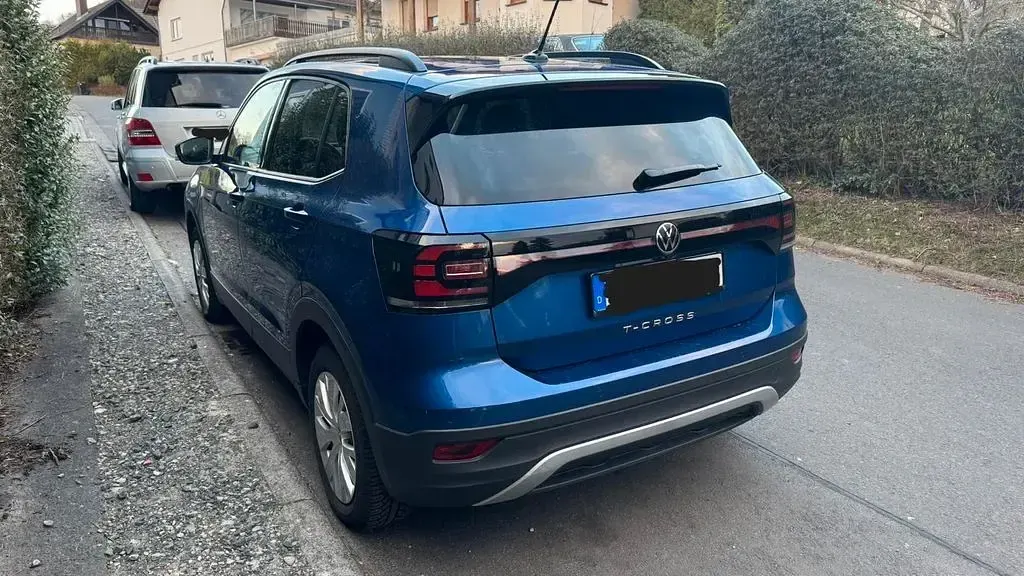 Gebraucht VW T-Cross 95 PS (69 kW) 2021 Blau SUV