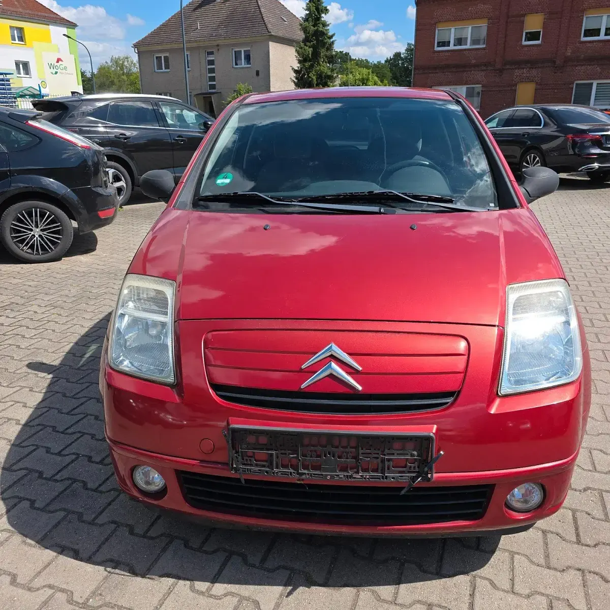 Gebraucht Citroën C2 60 PS (44 kW) 2008 Grün Kleinwagen
