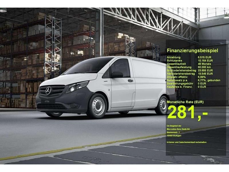 Weiß Gebraucht 2022 Mercedes e-Vito Van / Kleinbus | 26.061 € (Fairer Preis) - Bild 1/3