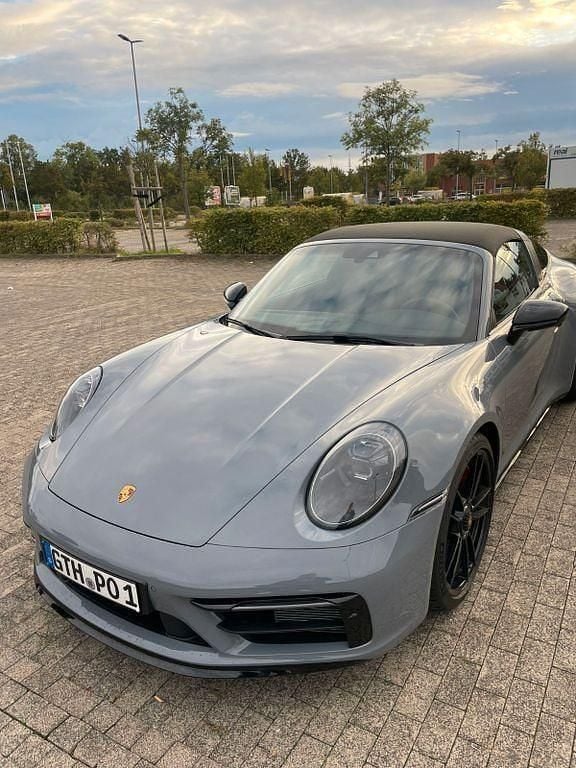 Artikgrau Gebraucht 2023 Porsche 911 Targa 4 Cabrio | 189.990 € - Bild 1/4