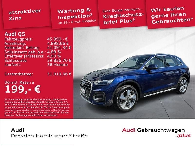 Blau Gebraucht 2025 Audi Q5 Advanced Plus SUV | 45.990 € (Superpreis) - Bild 1/3