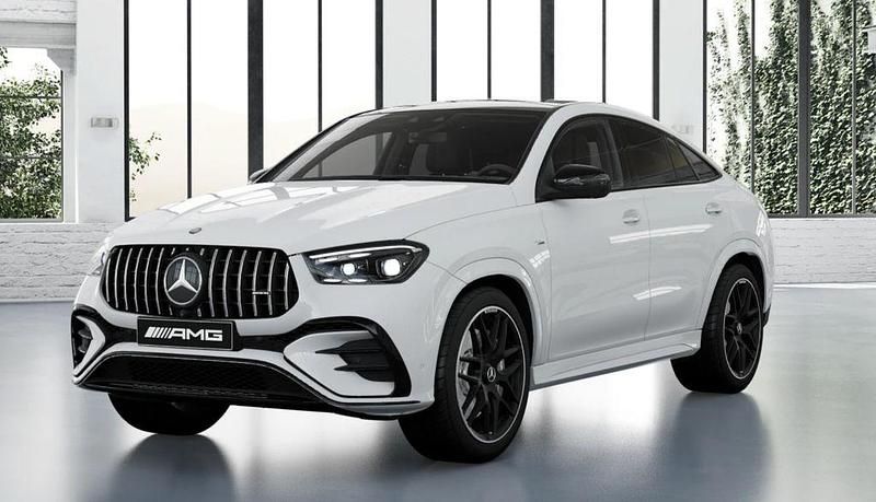 Weiß Neu 2025 Mercedes GLE53 AMG Active Coupé | 132.979 € (Teuer) - Bild 1/4