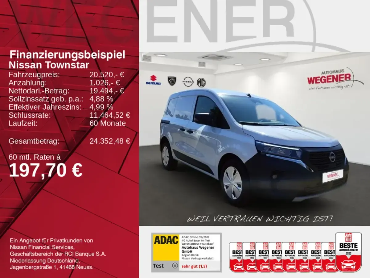 Gebraucht Nissan Townstar Acenta 131 PS (96 kW) 2024