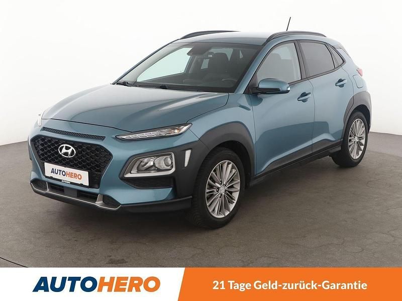 Blau Gebraucht 2018 Hyundai Kona Trend SUV | 14.360 € (Fairer Preis) - Bild 1/3
