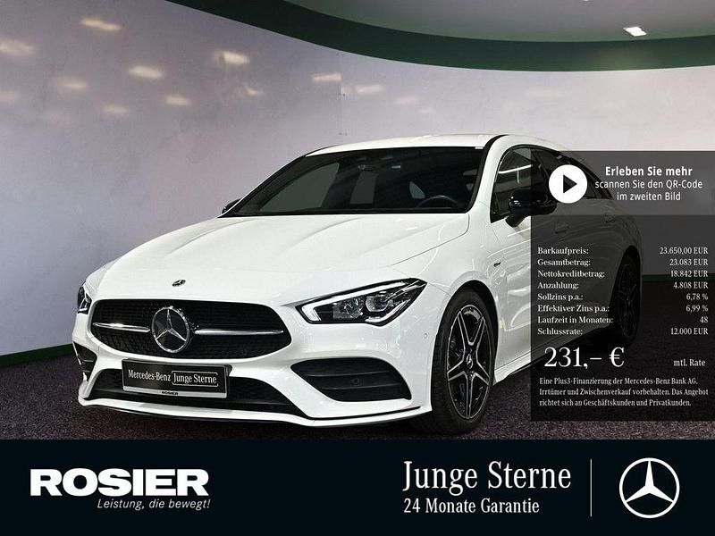 Weiss / polarweiß Gebraucht 2021 Mercedes CLA180 Shooting Brake AMG Kombi | 23.650 € (Fairer Preis) - Bild 1/4