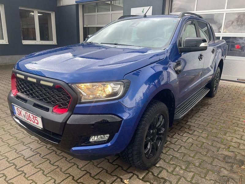 Blau Gebraucht 2019 Ford Ranger Wildtrack Abholung | 32.899 € (Fairer Preis) - Bild 1/4