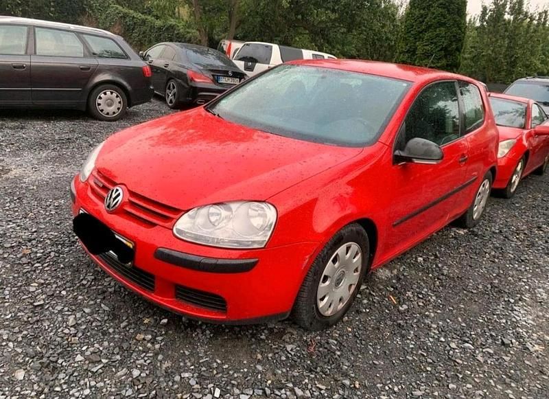 Rot Gebraucht 2007 VW Golf V Kleinwagen | 1.100 € (Superpreis) - Bild 1/4