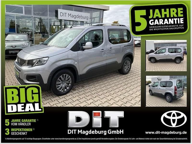 Gris platinium Gebraucht 2021 Peugeot Rifter Allure Van / Kleinbus | 18.990 € (Guter Preis) - Bild 1/4