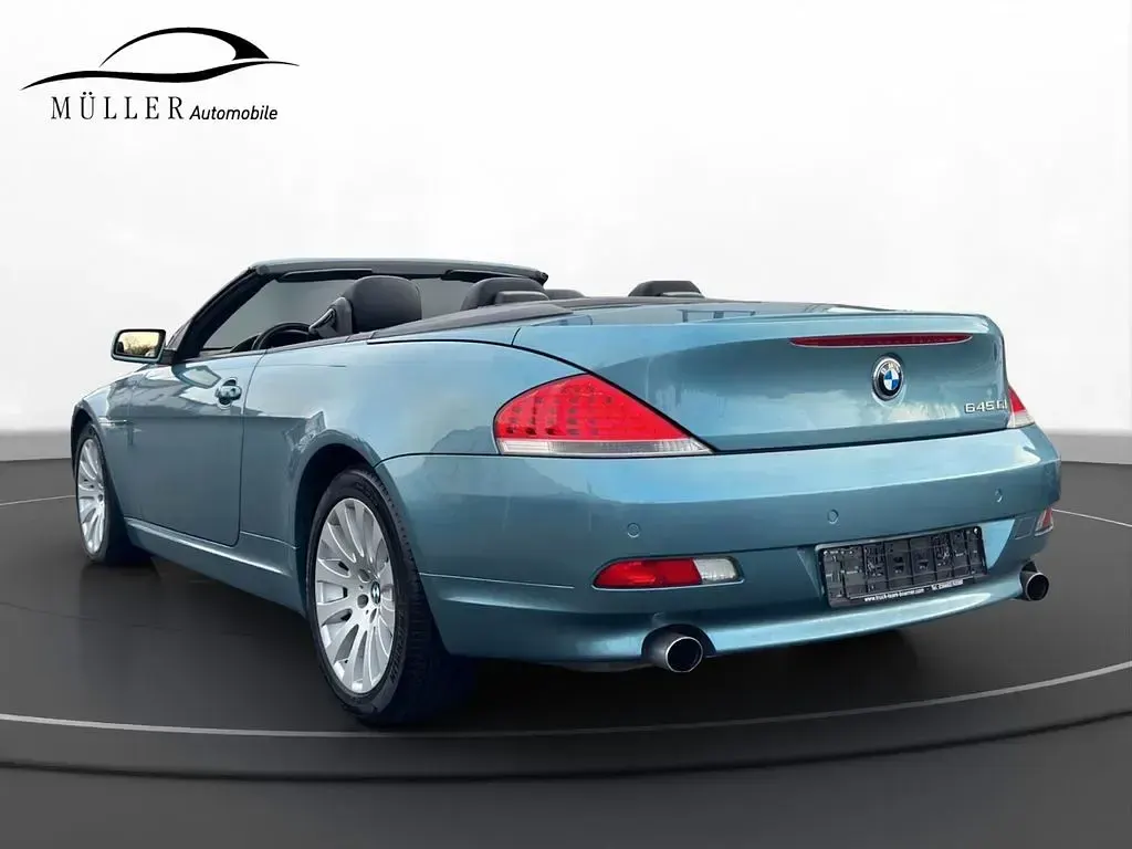 Gebraucht BMW 645 Cabriolet Sport Line 333 PS (244 kW) 2004 Blau Cabrio