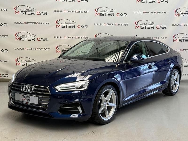 Navarrablau Gebraucht 2019 Audi A5 Sportback Sport Limousine | 23.890 € (Superpreis) - Bild 1/4